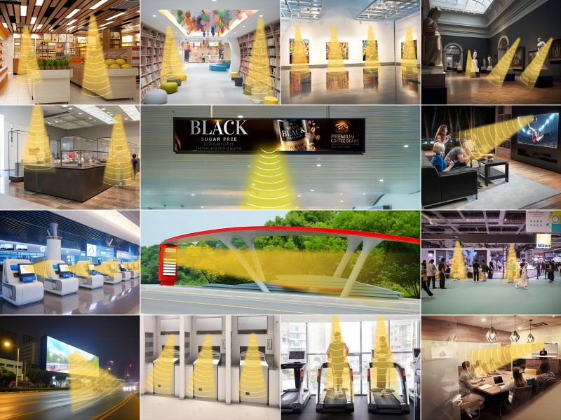 定向音箱應(yīng)用場(chǎng)景集合