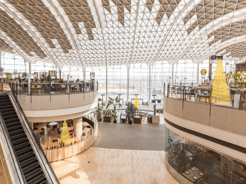 商場中應用定向音箱