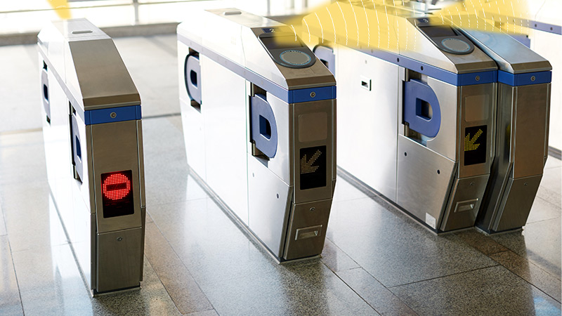 閘機(jī)集成定向音箱