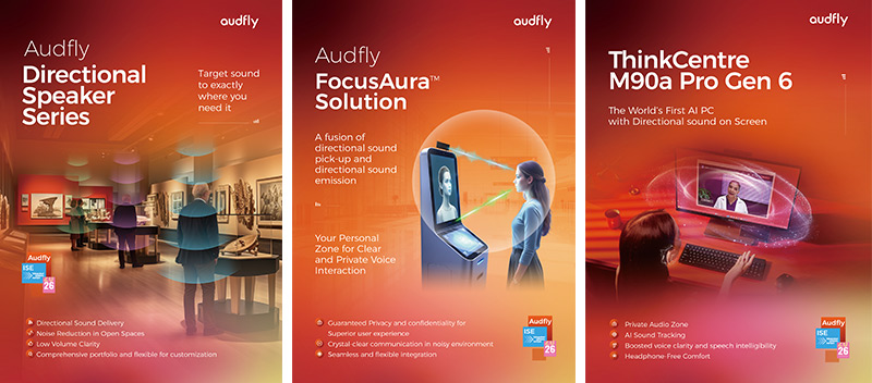 在ISE2026上，清聽(tīng)聲學(xué)將展示多款定向聲技術(shù)產(chǎn)品
