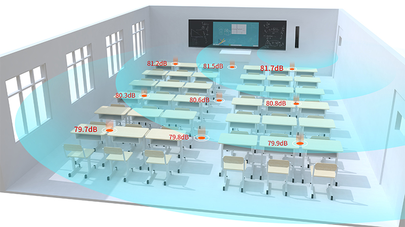 清聽聲學(xué)均衡擴聲的教室擴音設(shè)備