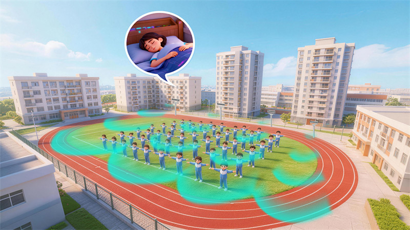 清聽(tīng)聲學(xué)安靜操場(chǎng)系統(tǒng)，定向發(fā)聲不打擾周邊居民