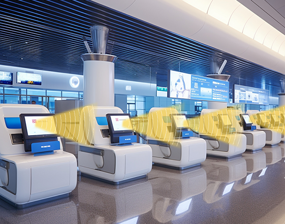 自助終端機定向音箱提供針對性語音指導，增強交互體驗，維護安靜秩序。