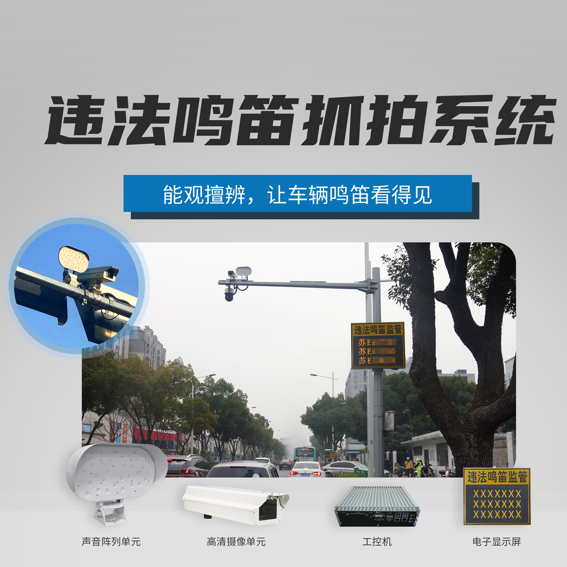 機動車違法鳴笛抓拍系統(tǒng)